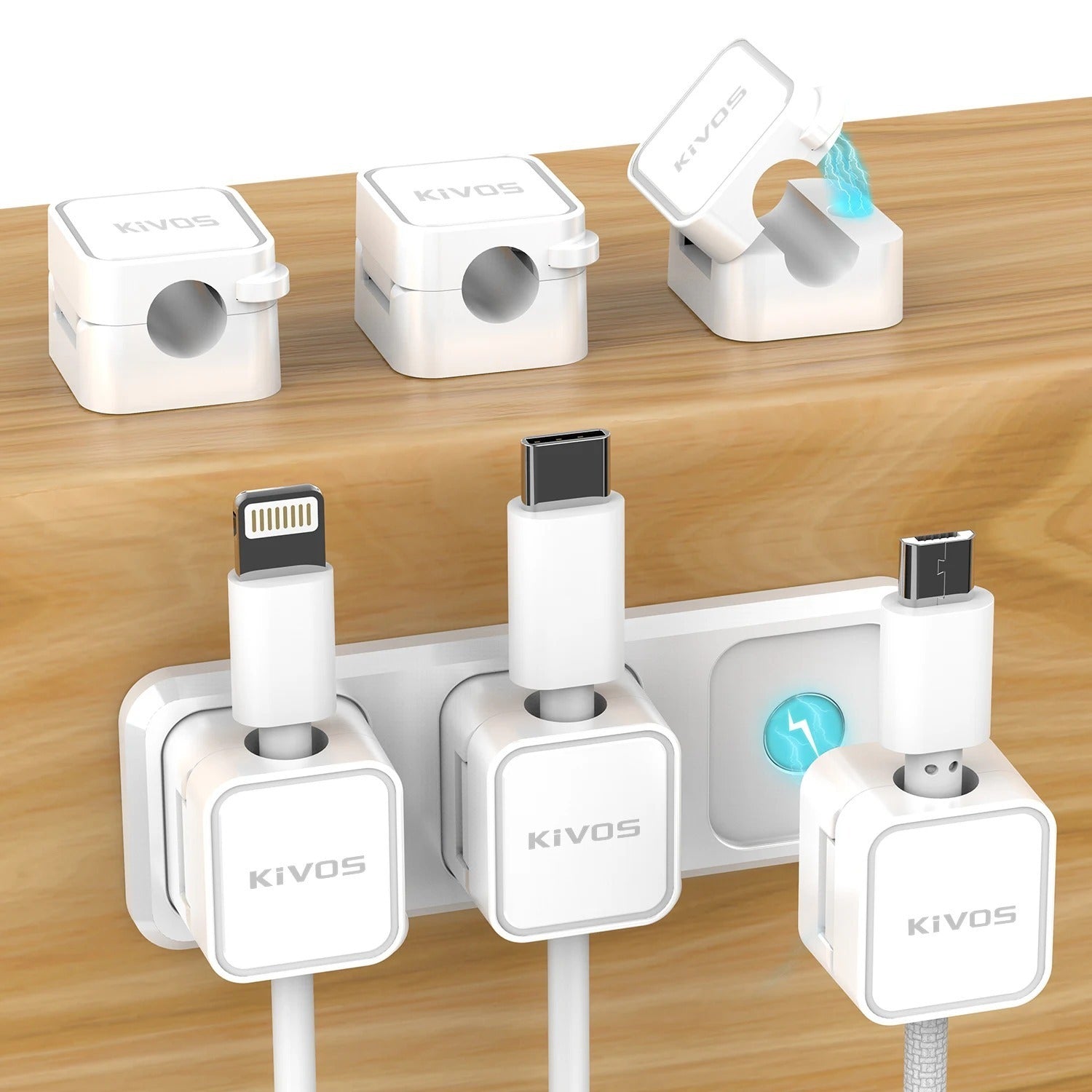 21 Cord Organizer Cable Clips 6plus1 — image 1