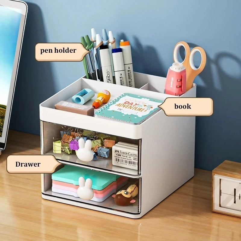 06 Small Desk Organizer With Drawer — image 2