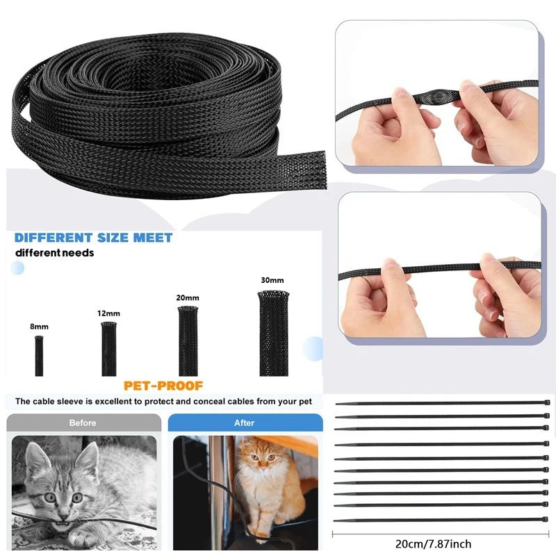 39 PC Wire Management Sleeve — image 2