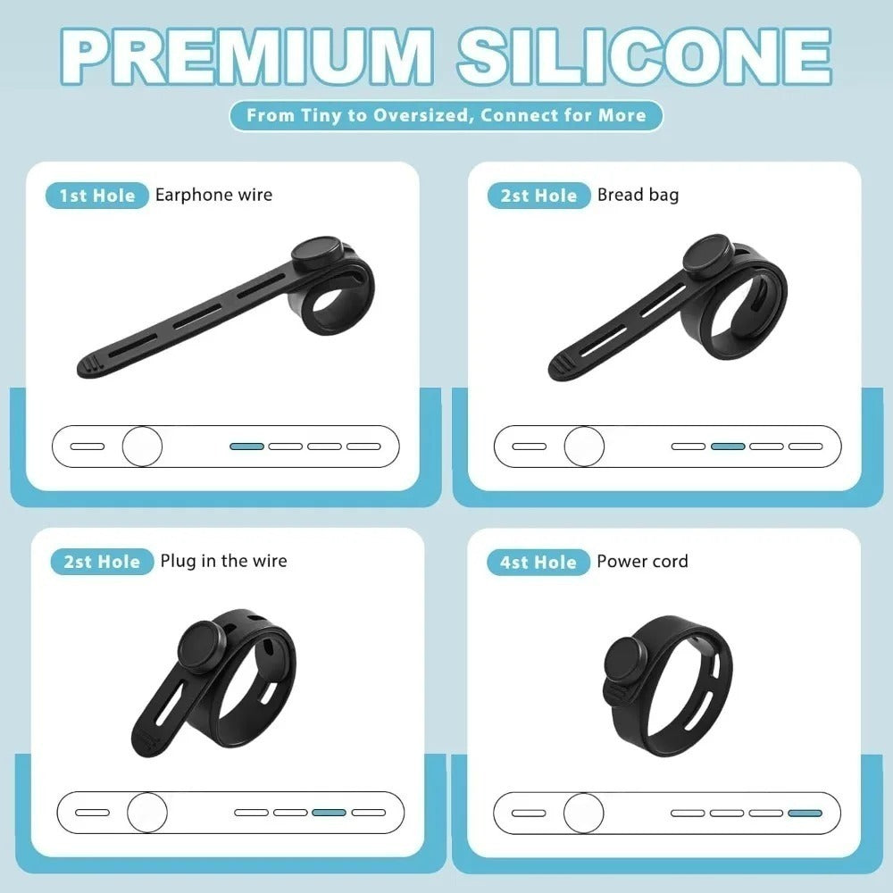 15 15pcs Silicone Cable Ties — image 2
