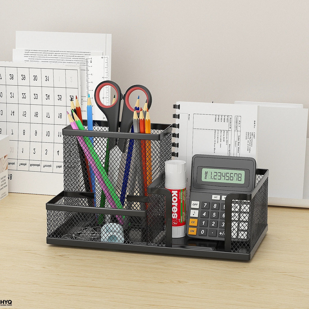 05 Mesh Desk Organizer 3 Compartments — image 3