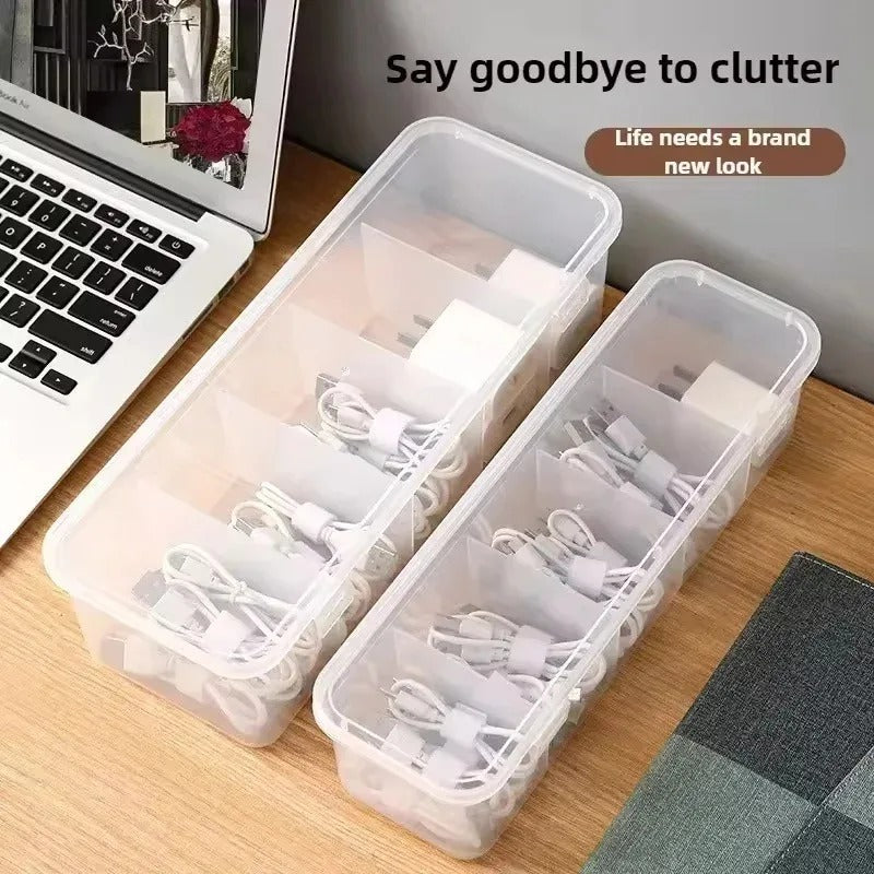 20 Transparent Cable Storage Box — image 3