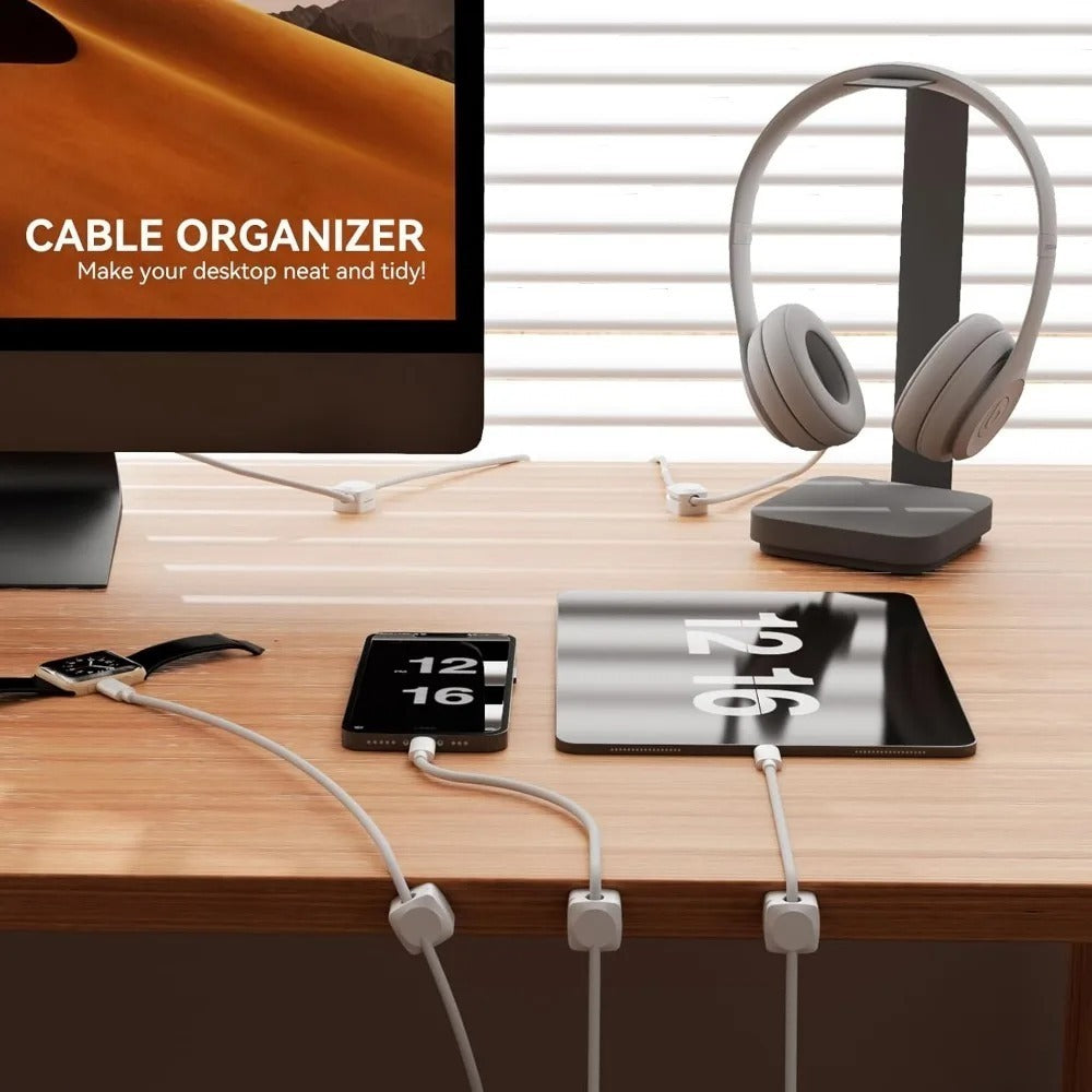 19 Rotatable Spring Cable Clips 8pcs — image 3