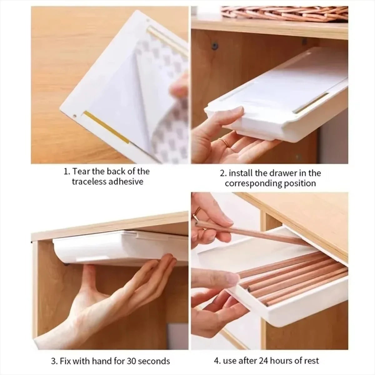 11 Under Desk Organizer Drawer — image 3