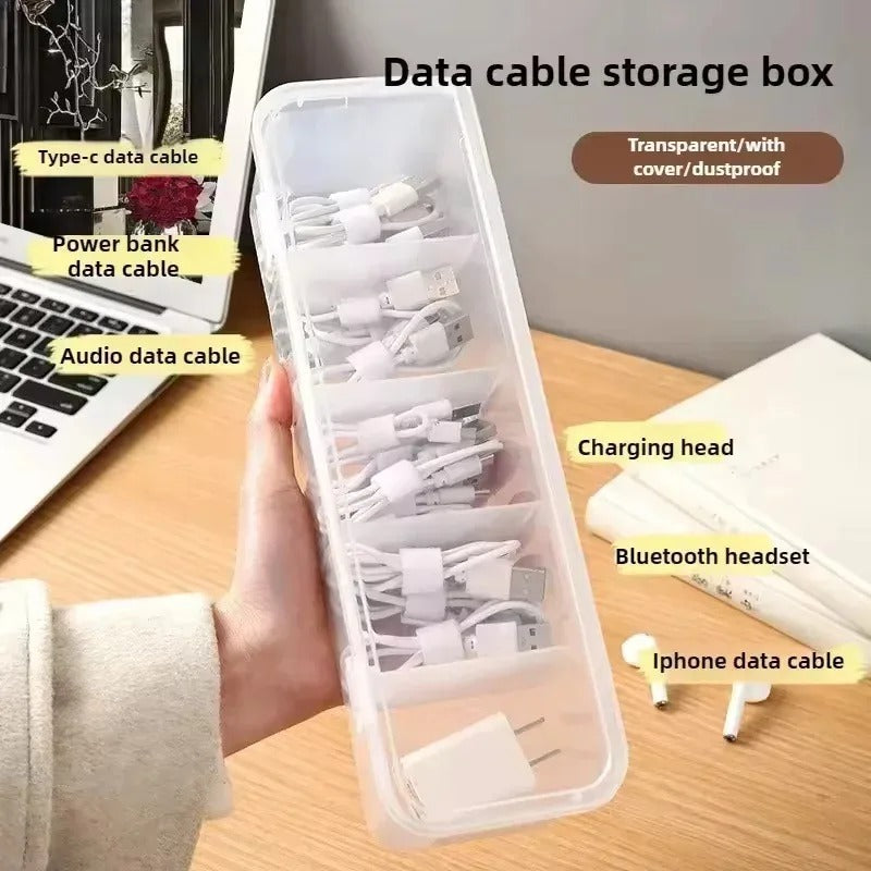 20 Transparent Cable Storage Box — image 4