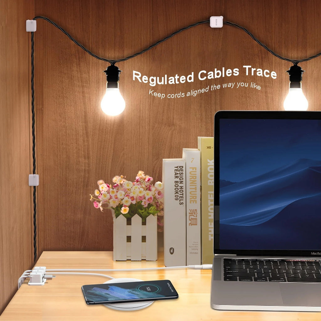 21 Cord Organizer Cable Clips 6plus1 — image 4