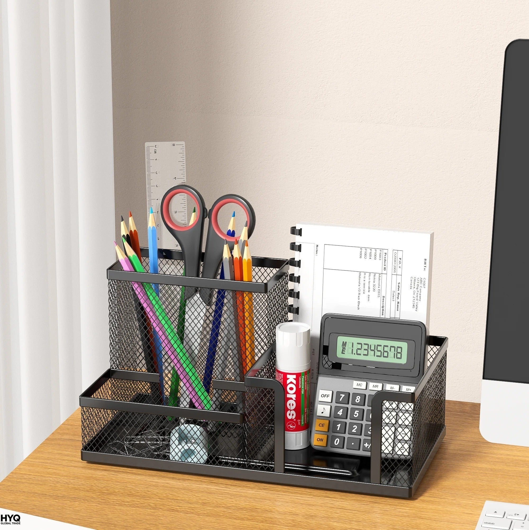 05 Mesh Desk Organizer 3 Compartments — image 5