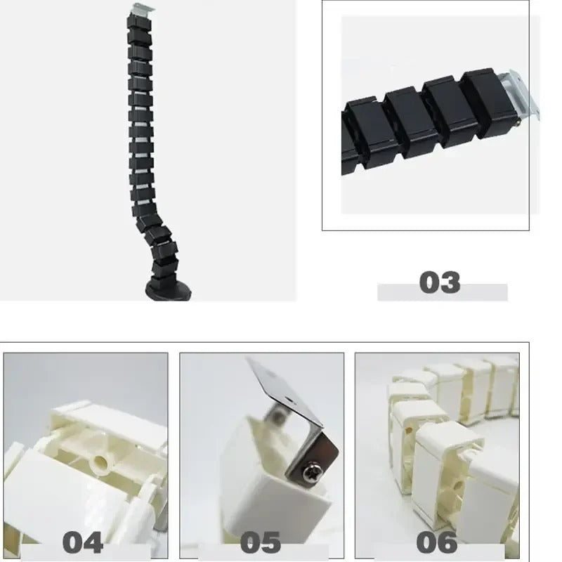 17 Wire Spine Under Desk Cable Tray — image 5