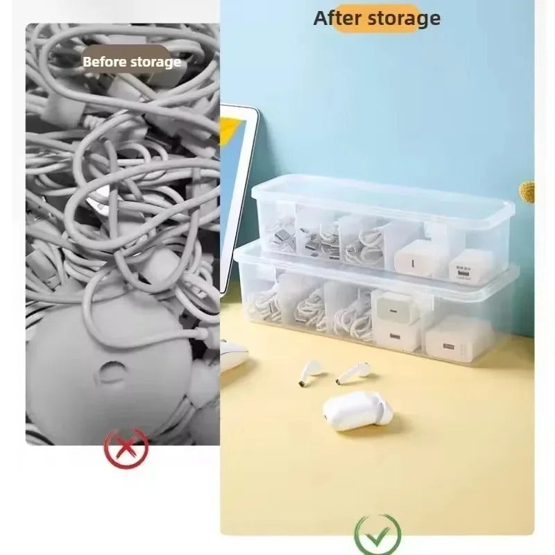 20 Transparent Cable Storage Box — image 5