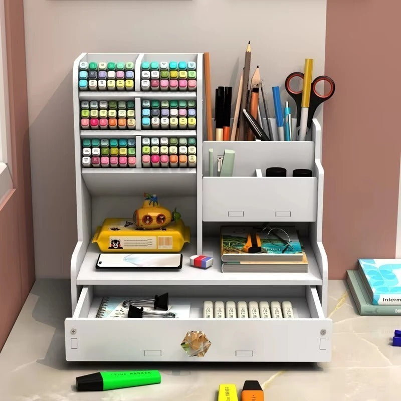02 Wooden Pen Holder Desk Organizer — image 5