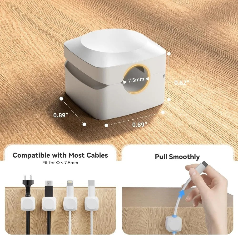 19 Rotatable Spring Cable Clips 8pcs — image 6