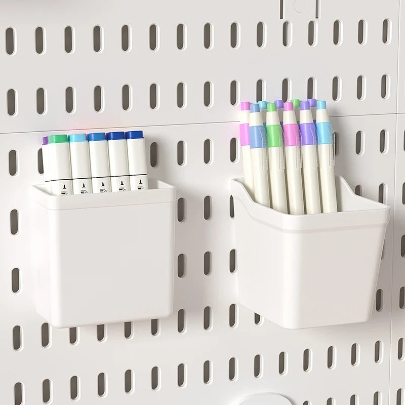 04 Plastic Desk Pegboard Organizer — image 6